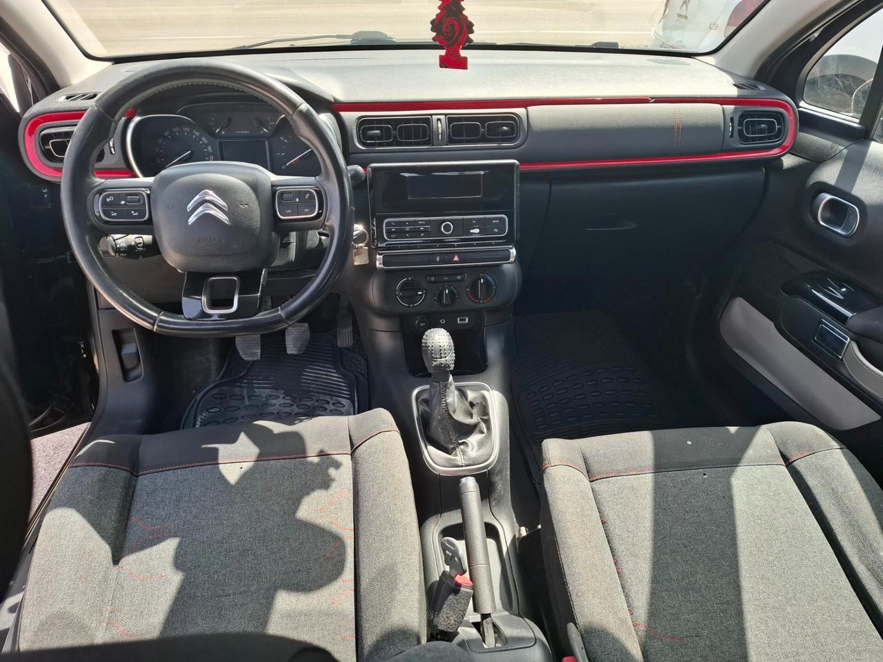 Citroen C3 1.2 benzina 82 Shine anno 2017