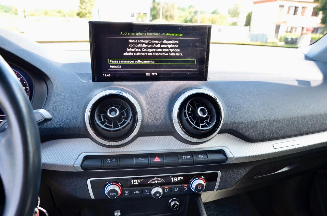 AUDI Q2 30 2.0 TDI ADMIRED 116cv, UNICOPROPRIETARIO, UFF ITALIANA, SERVICE AUDI, APPLE ANDROID, RETROCAMERA, PERMUTE