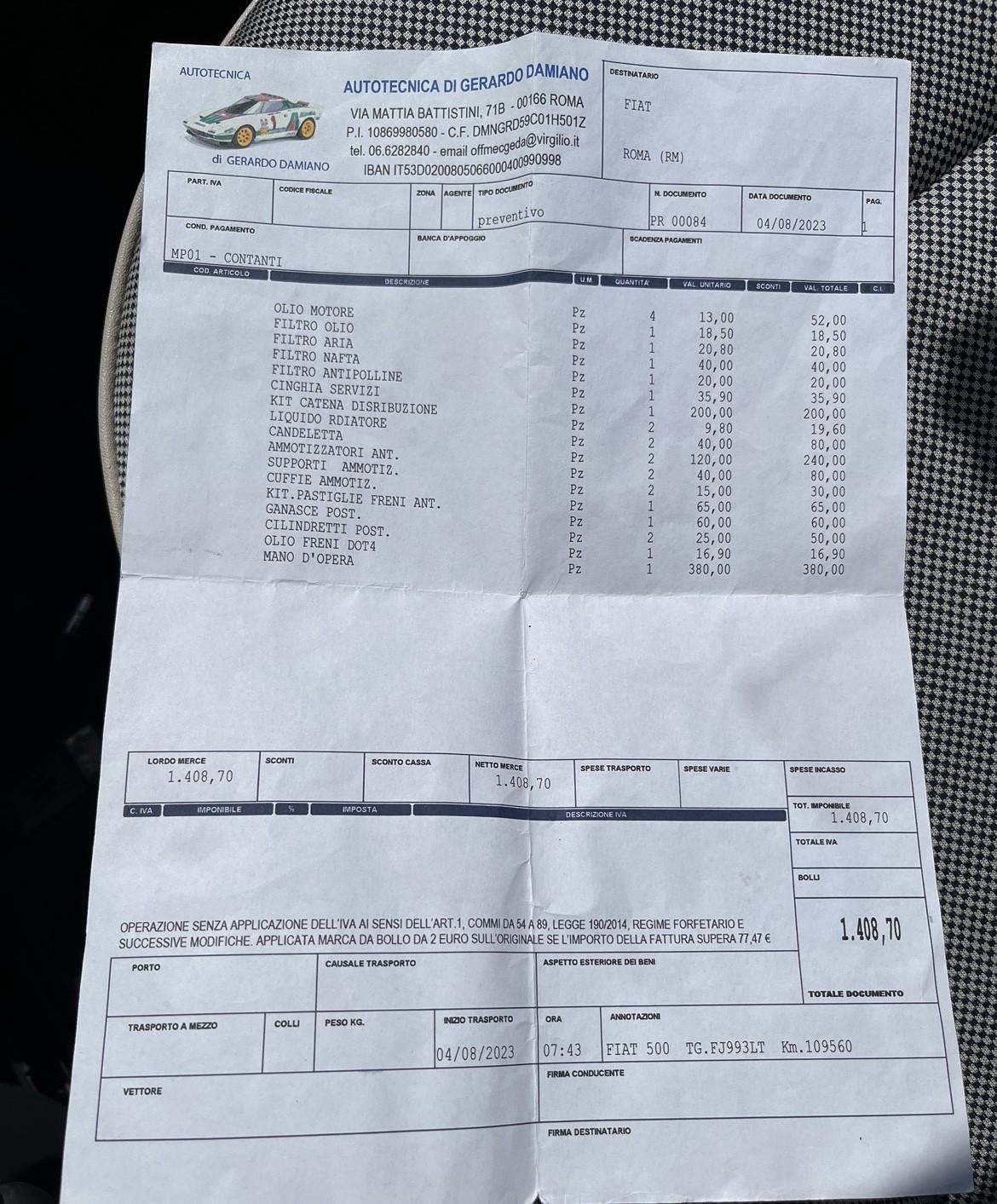 Fiat 500 1.3 Multijet 75 CV 2010 Lounge PERFETTA