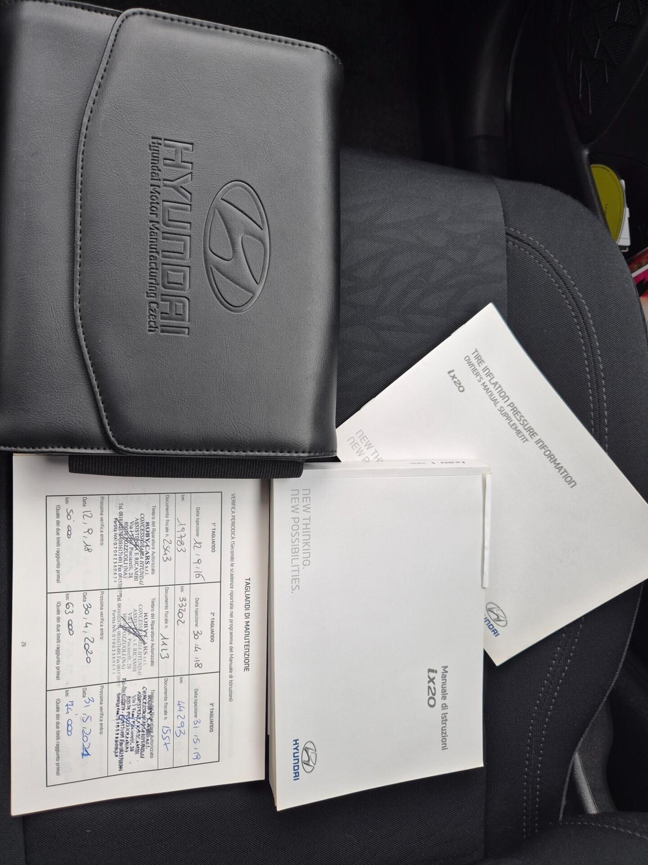 Hyundai iX20 *PREZZO VERO* 1.4 CRDI 90 CV UNIPRO CRONO TAGLIANDI HYUNDAI