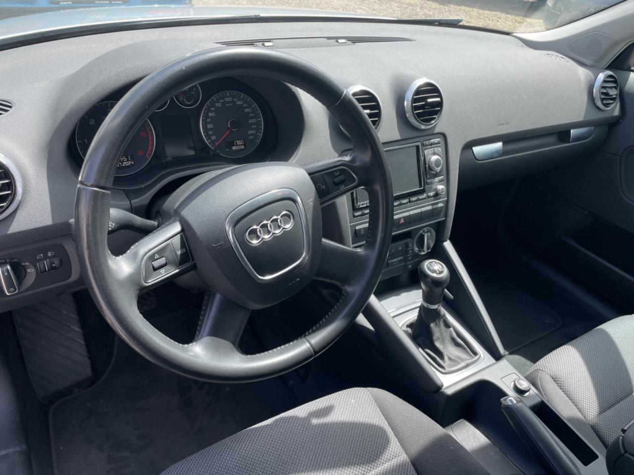 Audi A3 2.0 TDI sportback 2012 garanzia 12 mesi