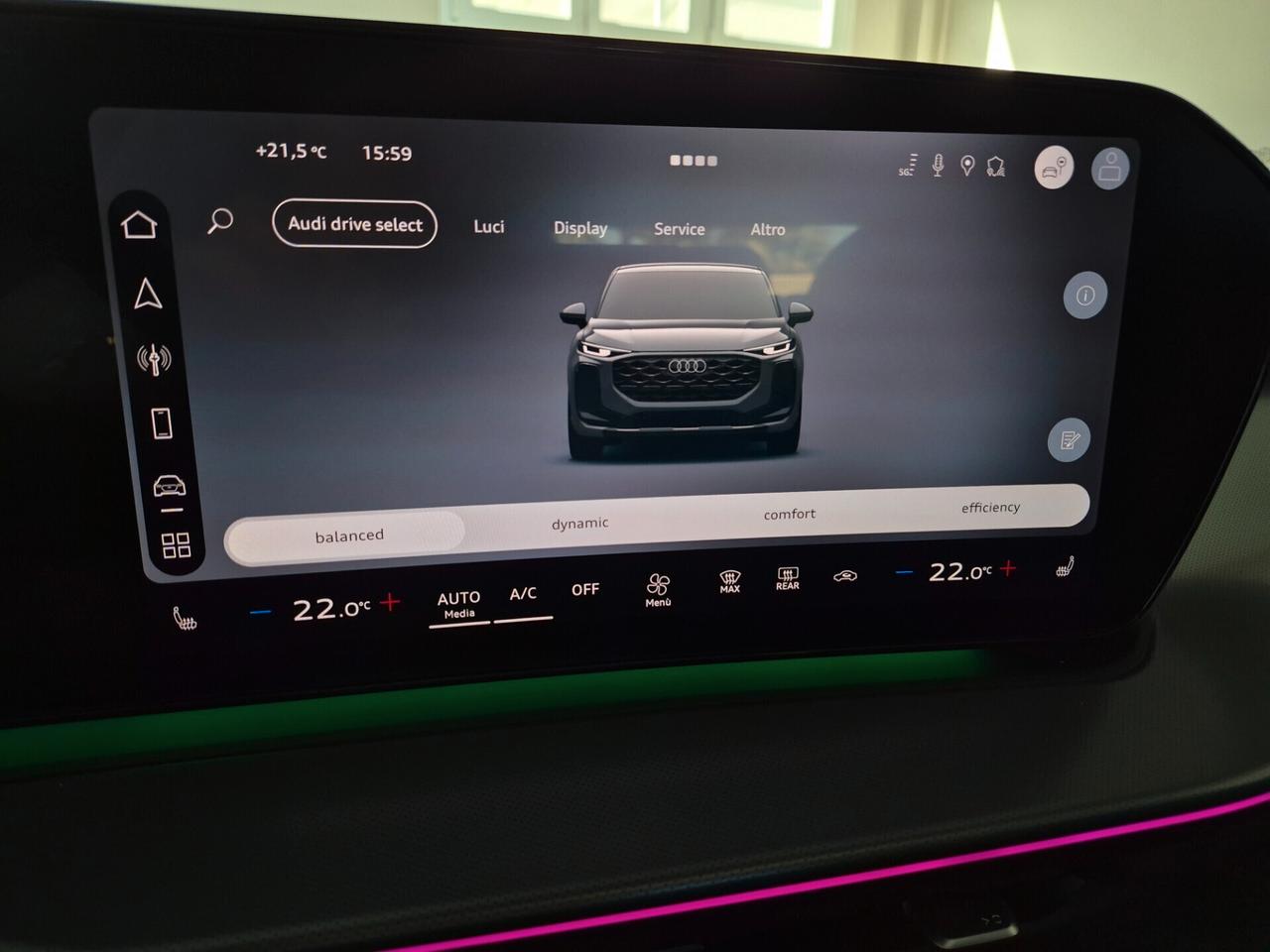 Audi Q3 SPORTBACK TFSI S LINE EDITION S-TRONIC *NUOVO MODELLO* TETTO APRIBILE PANORAMICO MATRIX COCKPIT CARPLAY TECH PLUS