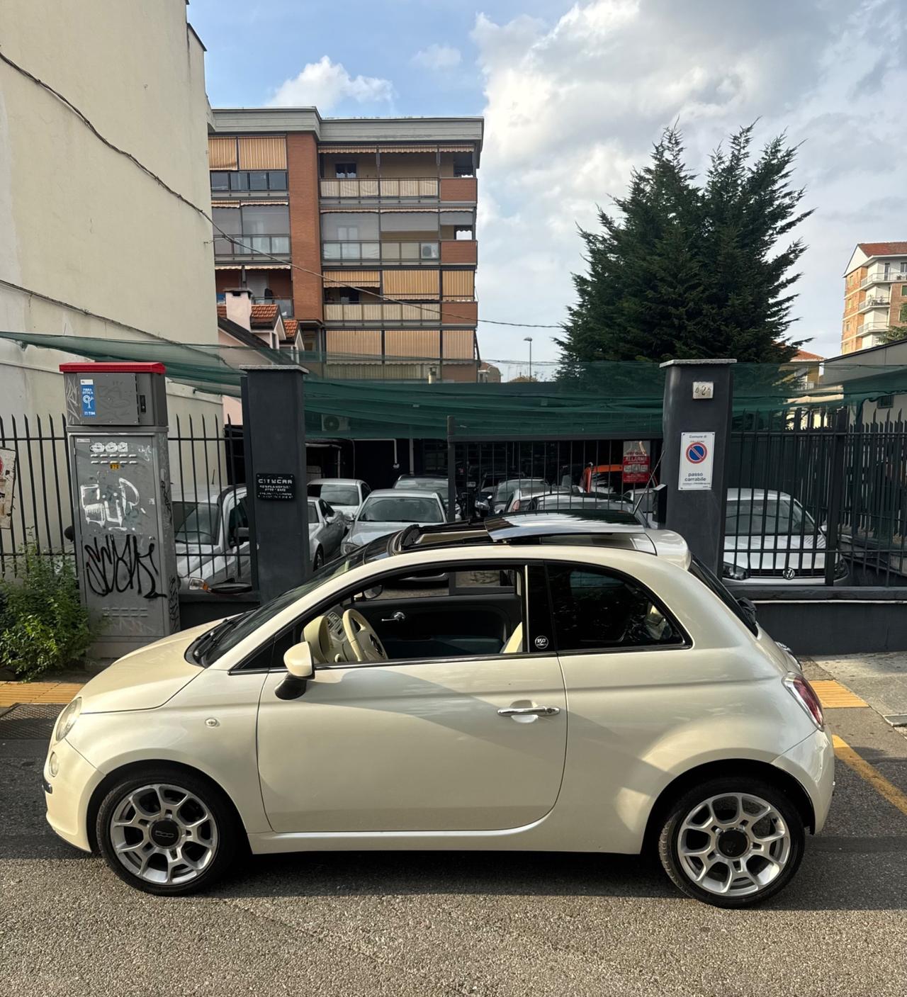 Fiat 500 Bianco Perla Tetto Apribile Full optional
