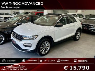 VW T-Roc 1.0 115 CV Style TETTO APRIBILE finanziabile