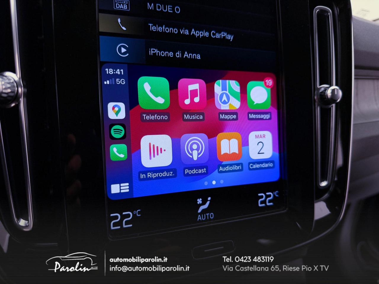 Volvo XC40 1.5 t4 phev Inscription Pelle-19'' Prezzo REALE