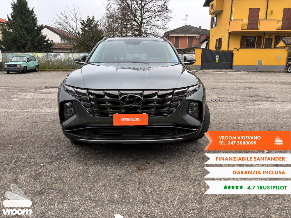 HYUNDAI Tucson 3ª serie Tucson 1.6 HEV aut. Ex...