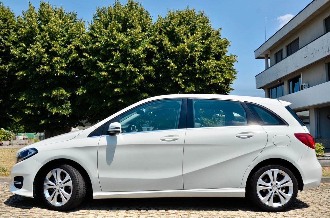 MERCEDES B180 1.6 SPORT 122cv MANUALE, EURO 6B, UFF ITALIANA, SERVICE DIMOSTRABILI, RETROCAMERA, PERMUTE