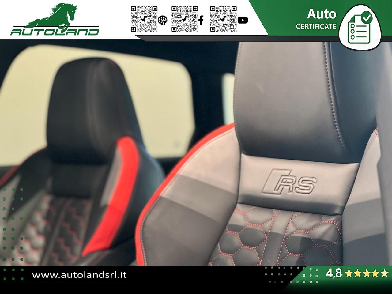 Audi RS3 Sportback 2.5 tfsi quattro s-tronic TETTO - MATRIX- B&O - MASSAGGIO - ACC