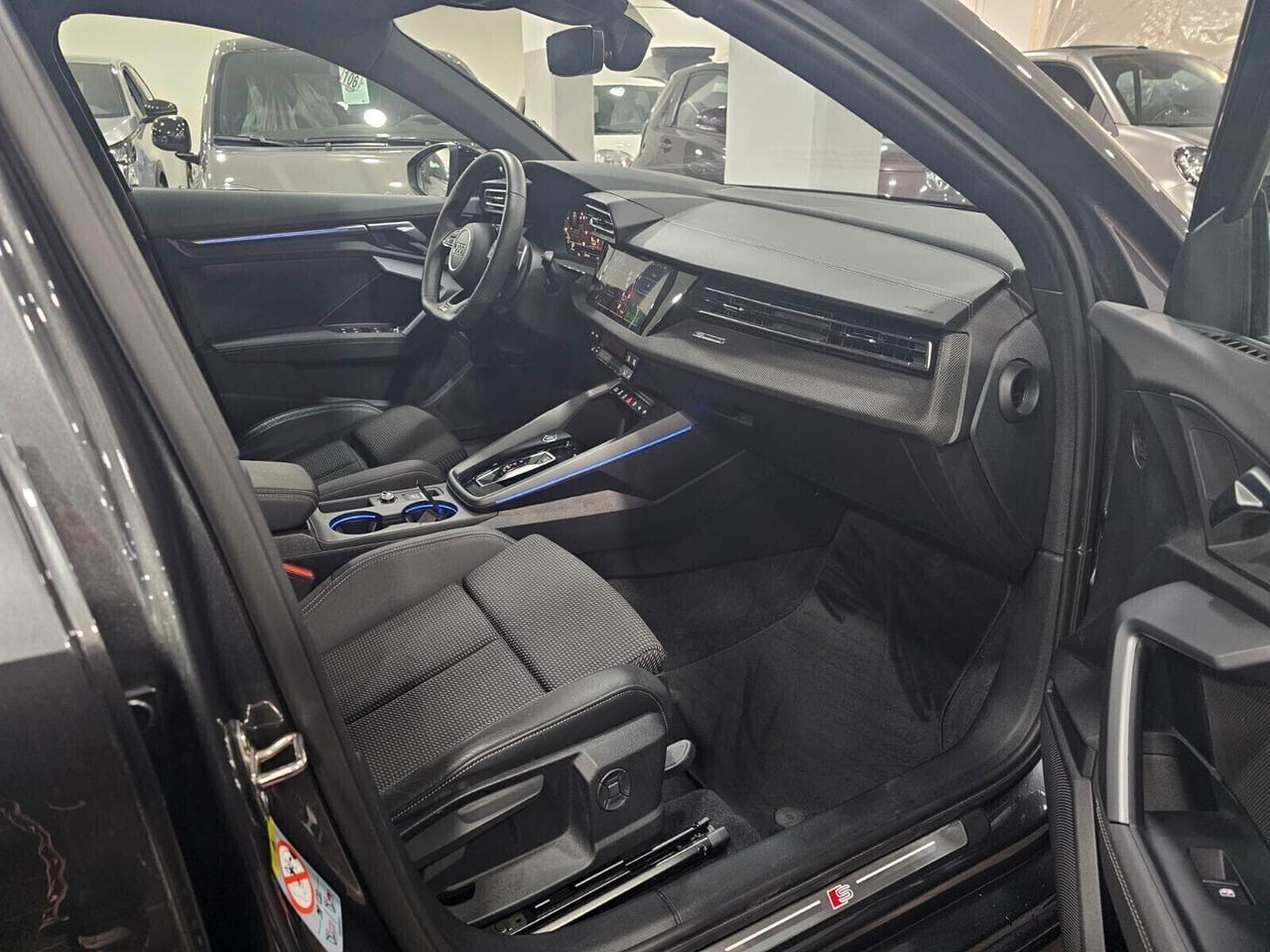 NUOVA AUDI A3 SPORTBACK SPB S-LINE 35TDI 150CV S-TRONIC BLACK -LUCI- SONOS- SEDILI ELETTRICI-RISCALDATI-MASSAGGIANTI