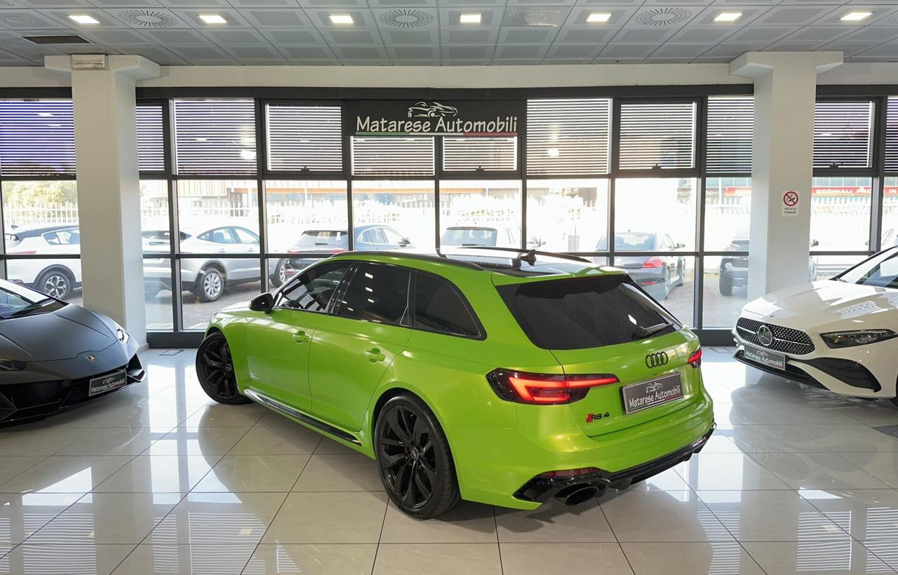 Audi RS4 2.9cc 450cv SediliMassaggianti Matrix B&O Radar TagliandiAudi WRAPPING