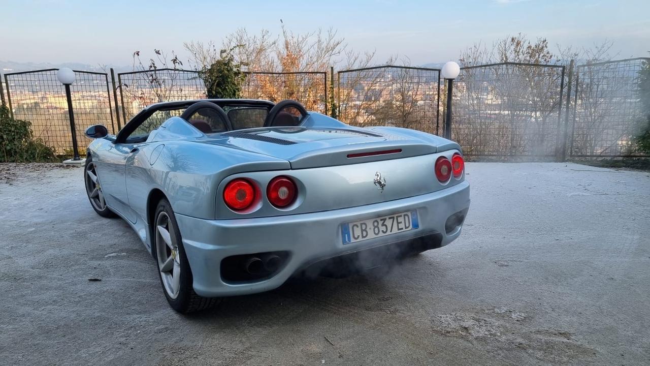 Ferrari 360 Spider F1 asi prima vernice book sempre italiana