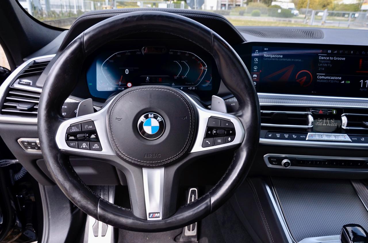 BMW X6 XDRIVE30d MHEV 48V MSPORT 286cv AUTO, FULL OPTIONAL, UFF ITALIANA, SERVICE BMW, EURO 6D, PERMUTE
