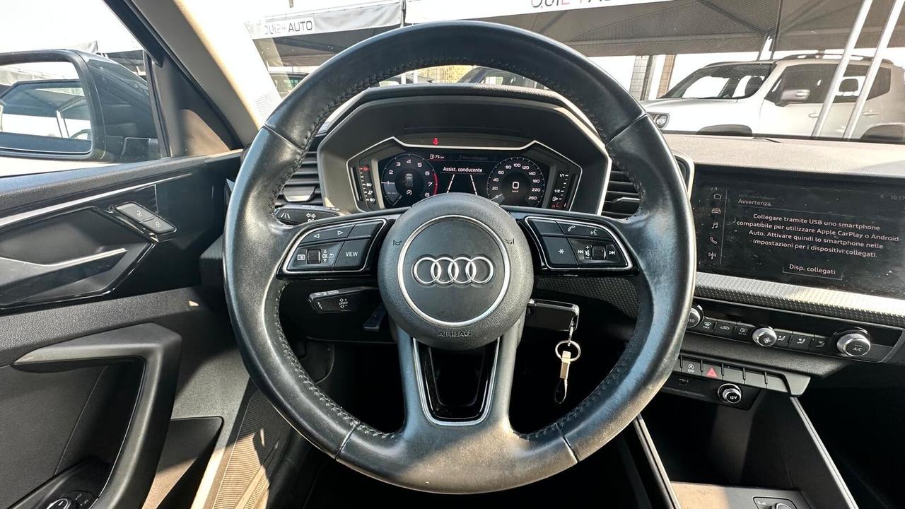 Audi A1 SPB 30 TFSI S tronic line edition UNICO PROPRIETARIO KM CERTIFICATI