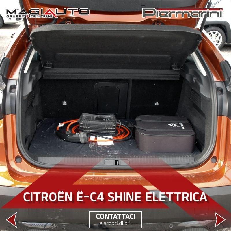 Citroën e-C4 motore elettrico 136 CV Shine