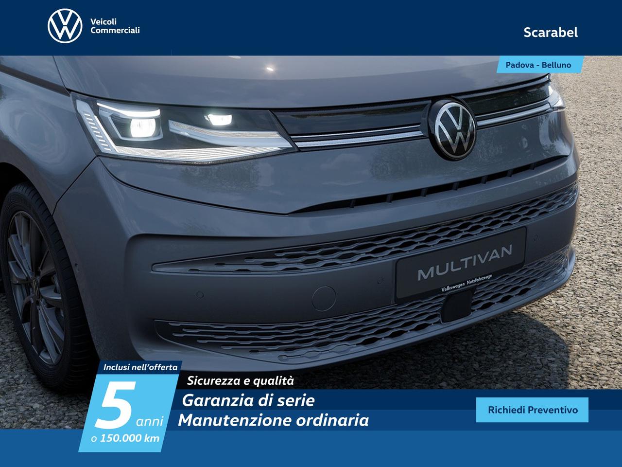 Volkswagen T7 Multivan lungo 2.0 tdi life 150cv dsg 7p.ti
