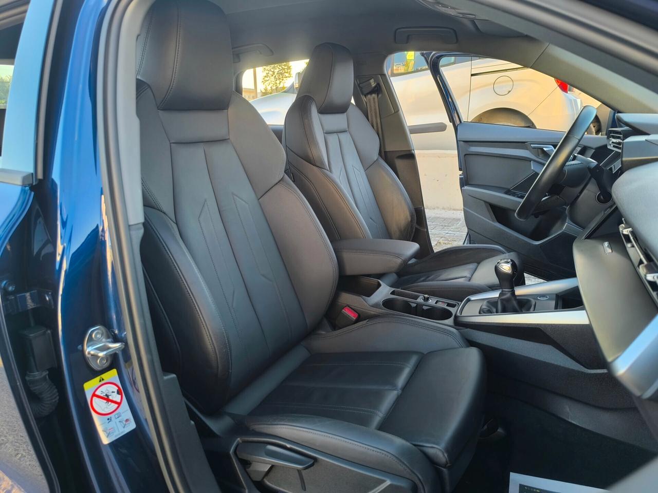 AUDI A3 2.0 TDI 116cv 05/2021 km49000 TAGLIANDI AUDI PELLE/NAV PLUS