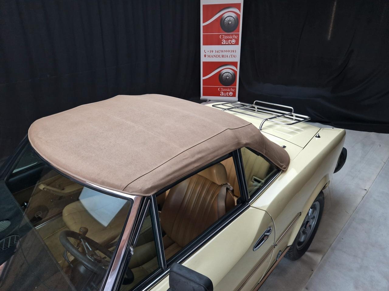 Fiat 124 Spider Turbo 2.0 cc certif. ASI CRS