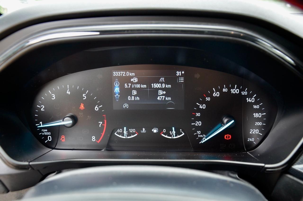FORD FOCUS 1.0 MHEV MILD HYBRID ECOBOOST ST-LINE 125cv, UNICOPROPRIETARIO, UFF ITALIANA, SERVICE FORD, FULL LED, PERMUTE