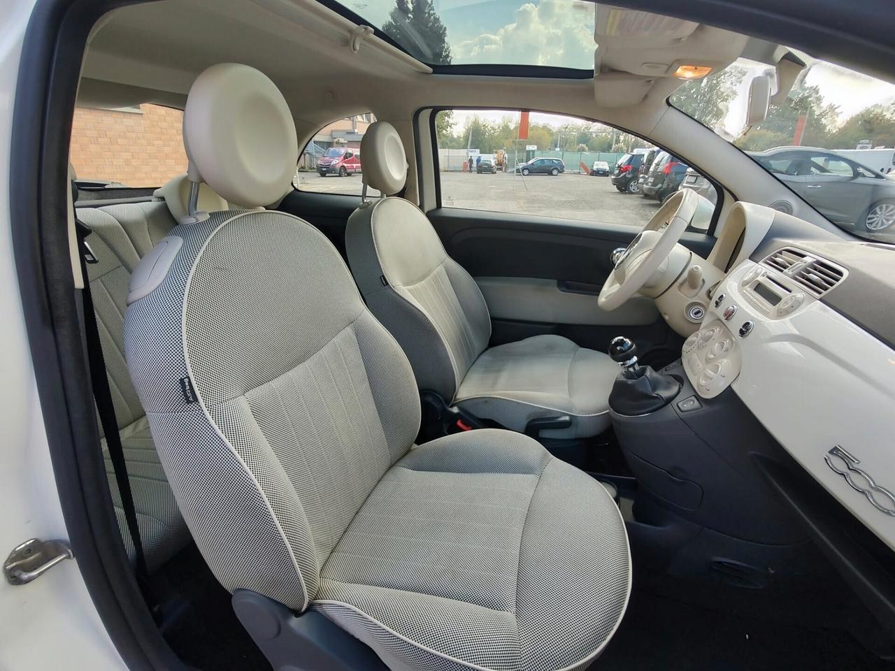 Fiat 500 S&S 1.2 Lounge, 69 cv, TETTO PANORAMICO, OK NEOPATENTATI