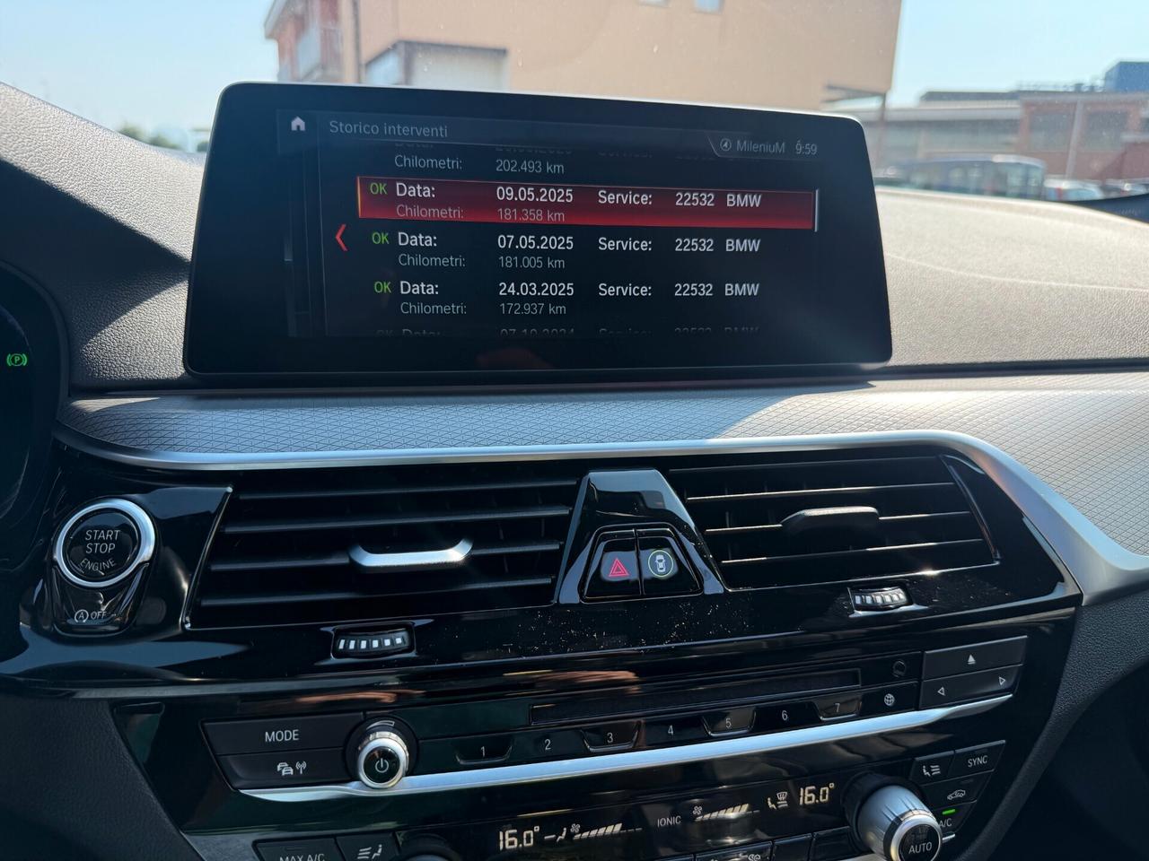 BMW 520 Berlina 520d Msport auto / TETTUCCIO APRIBILE (SERVICE IN BMW)