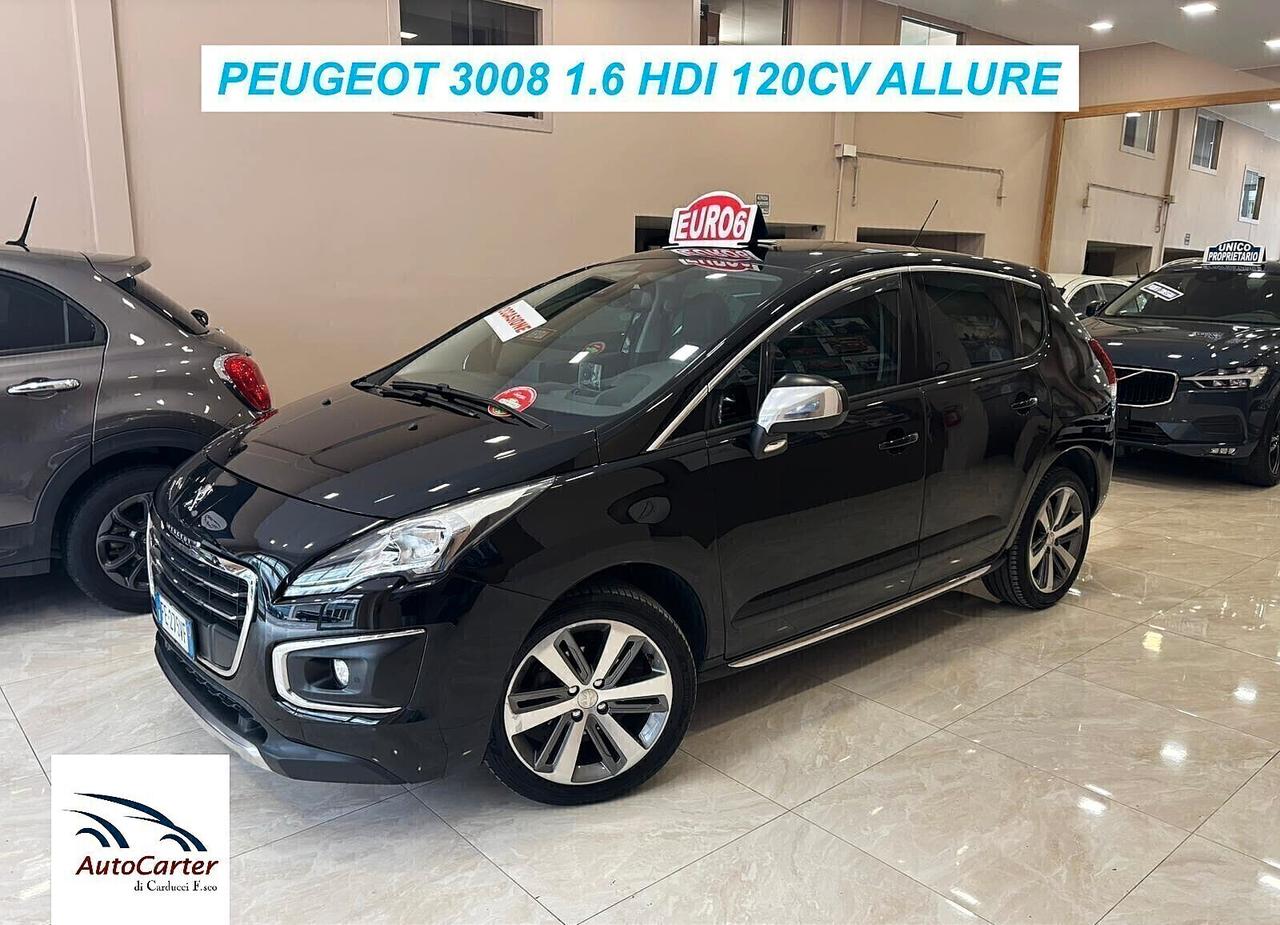 Peugeot 3008 1.6 DIESEL**TETTO**COME NUOVA