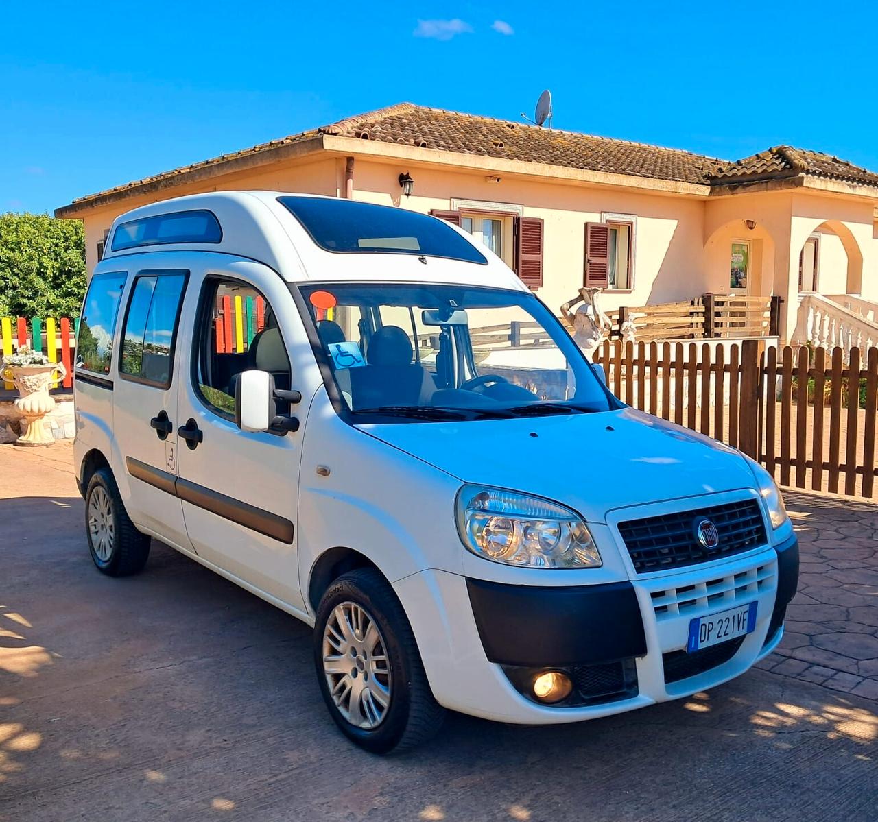 Fiat Doblo Doblò 1.9 120cv TETTO ALTO TRASPORTO DISABILI unipro'