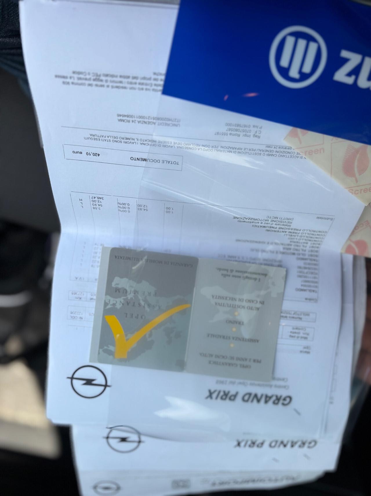 Opel Zafira 1.6 benzina 7 posti elegance