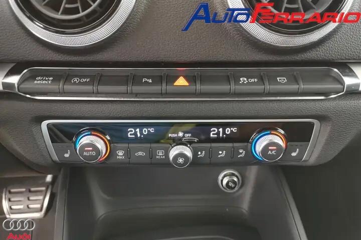 Audi A3 S LINE DOPPIO VRTUAL KOPTIT SENS PARK DOPPI CRUISE CONTROL VETRI SCURI 18" OPZIONABILE