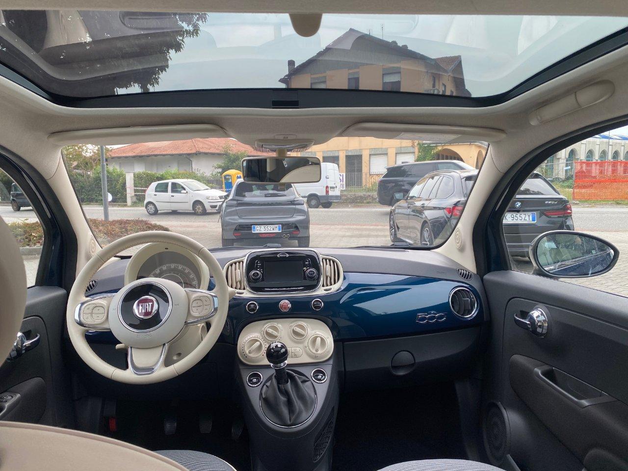 Fiat 500 1.2 Lounge 69cv tetto Interno Bicolore!