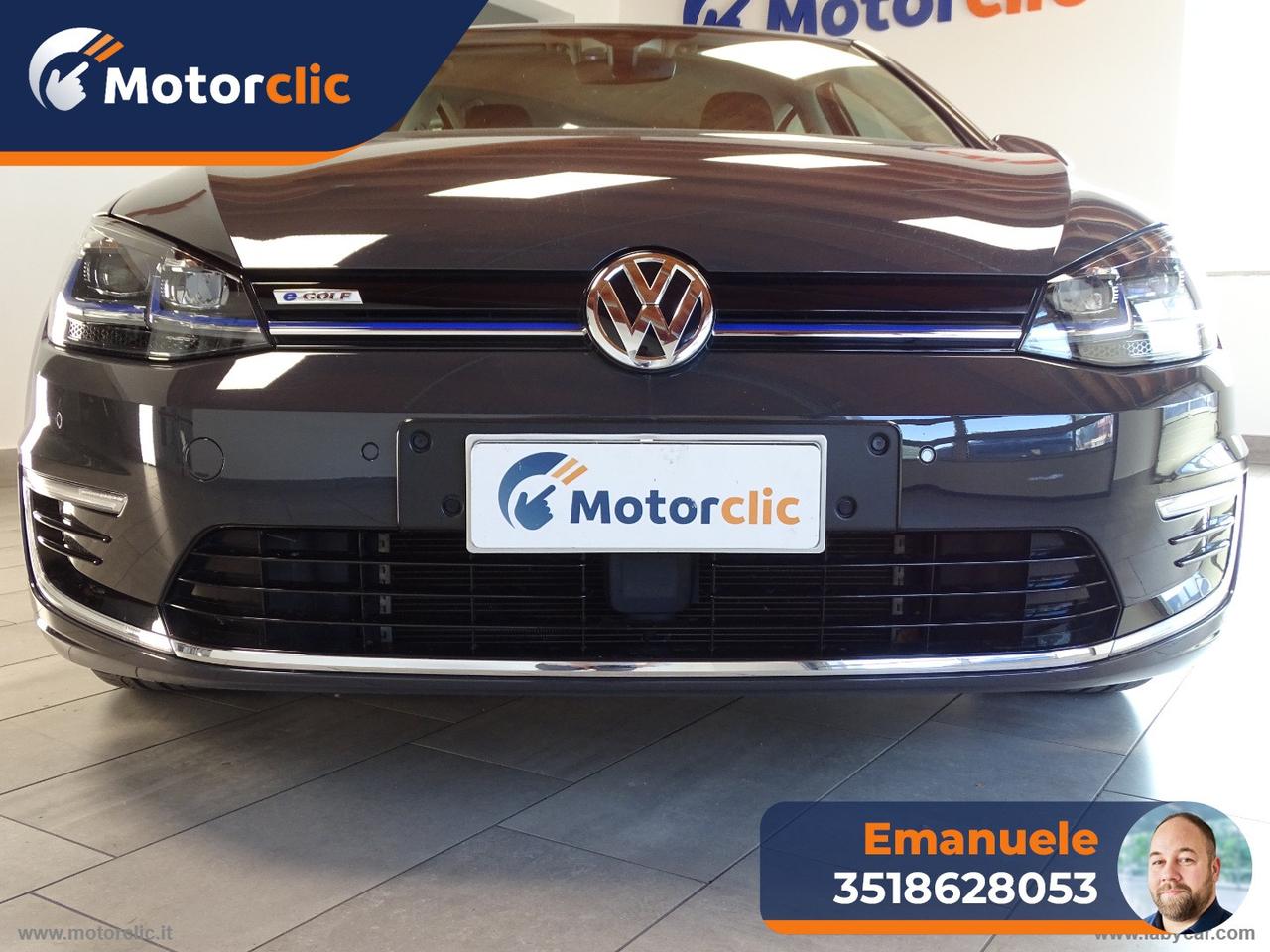 VOLKSWAGEN e-Golf 136 CV PREZZO REALE