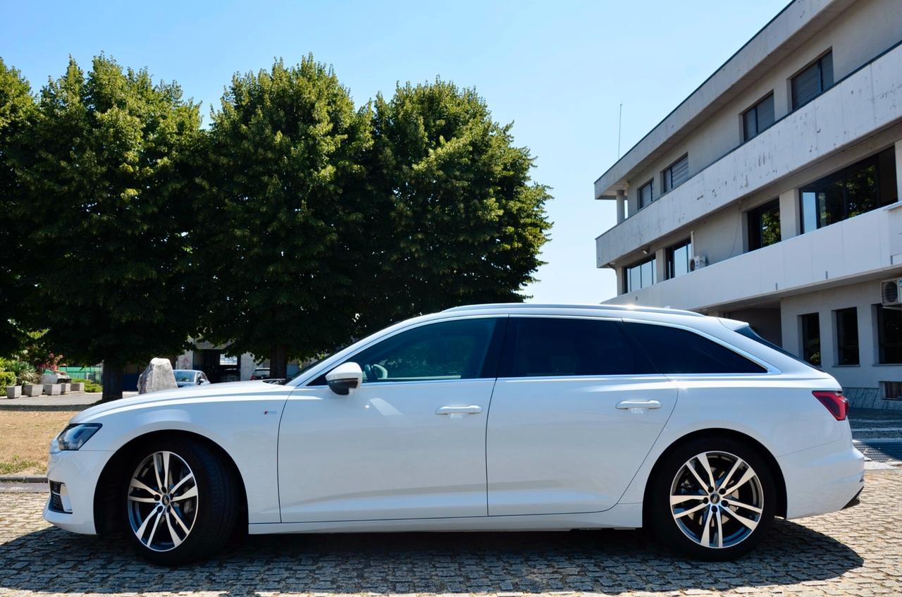AUDI A6 AVANT 50 3.0 TDI MILD HYBRID S LINE INT+EXT QUATTRO 286cv TIPTRONIC, GARANZIA AUDI 3/28, UFF ITALIANA, EURO 6D, SERVICE AUDI, TETTO, FULL LED, PERMUTE