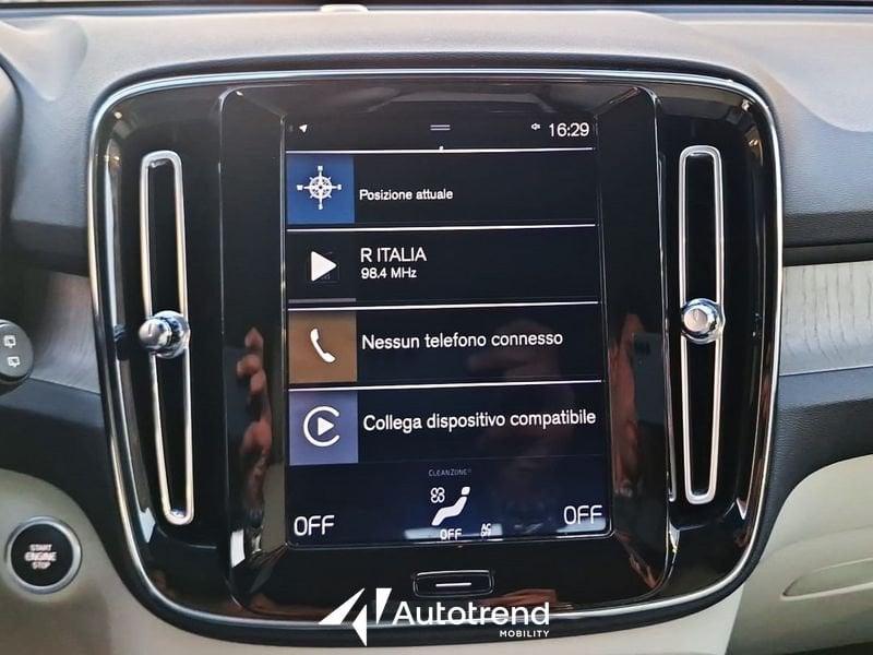 Volvo XC40 T3 163 CV Automatica NAVI LED Inscription