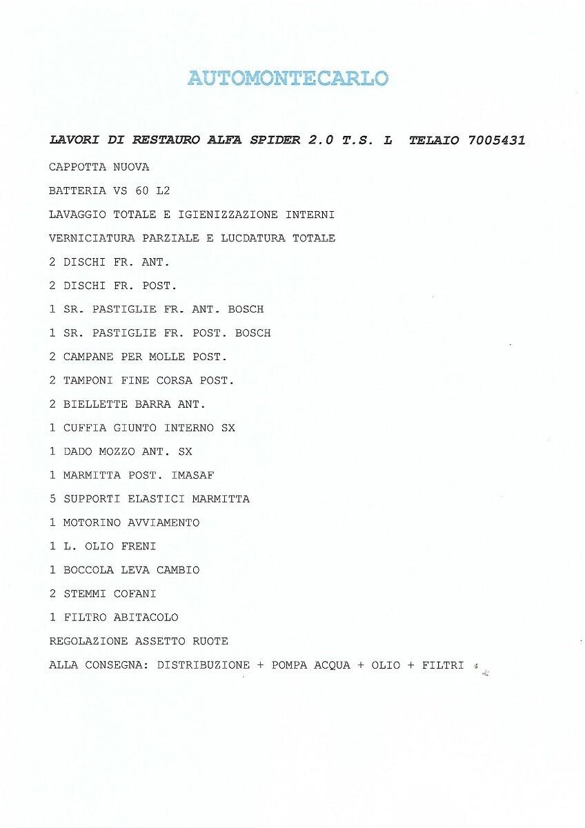 Alfa Romeo GTV Spider 2.0i 16V Twin Spark cat L