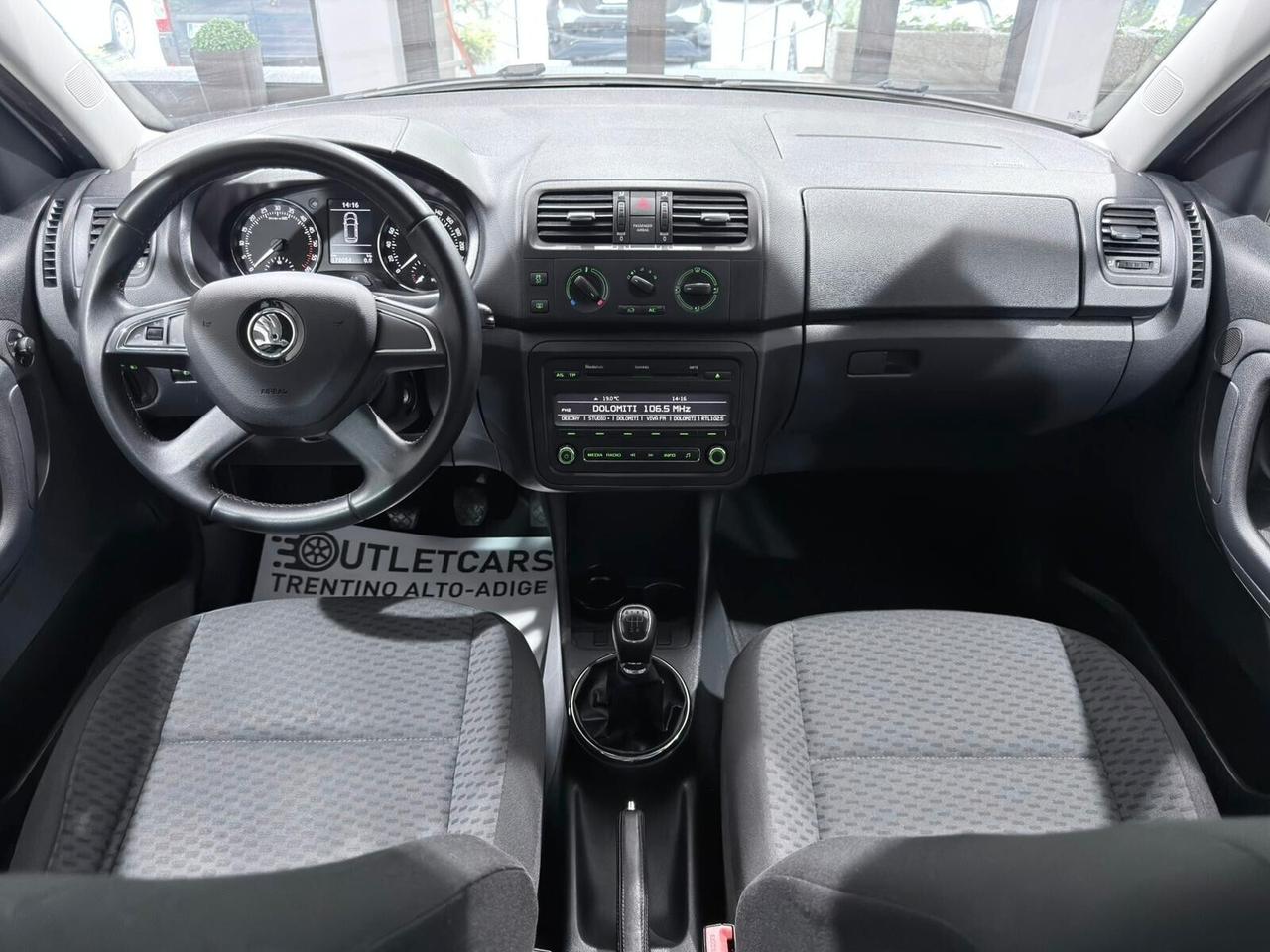SKODA ROOMSTER 1.6TDI 90cv UNICOPROPRIETARIO