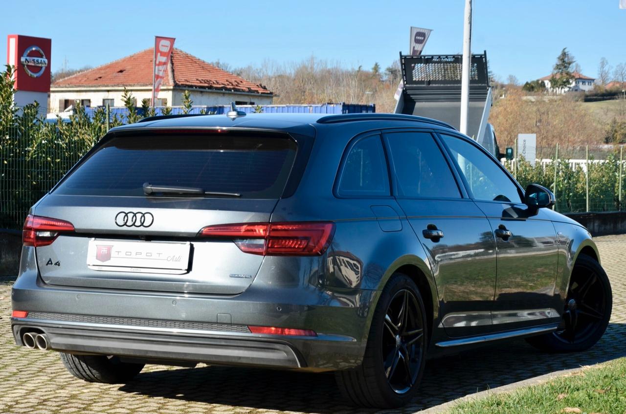 AUDI A4 AVANT 2.0 TDI S-LINE INT+EXT QUATTRO 190cv S-TRONIC, SERVICE AUDI, UFF ITALIANA, EURO 6B, FARI FULL LED, VIRTUAL COCKPIT, RETROCAMERA, PERMUTE