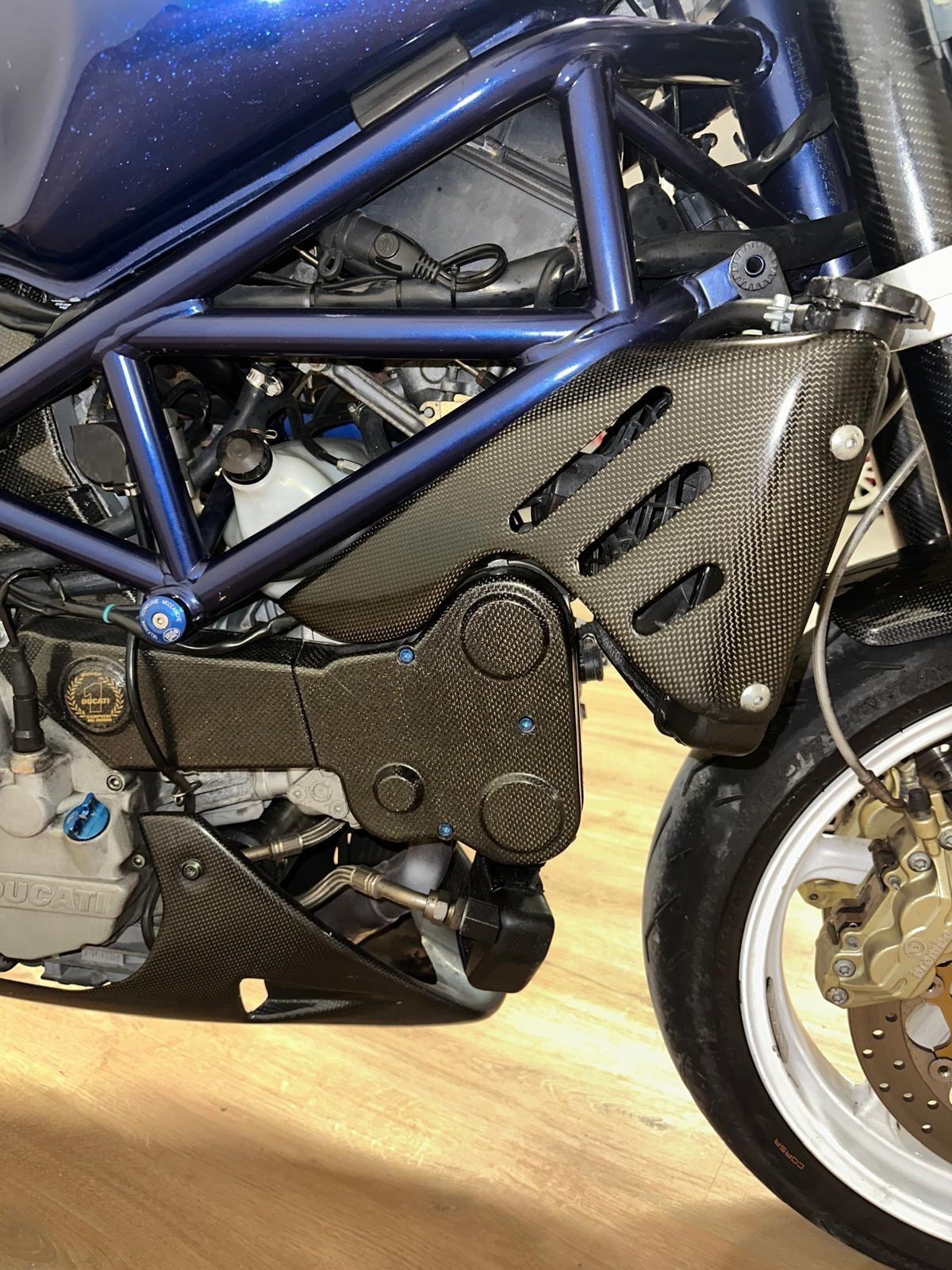 Ducati Monster S4R blue viper