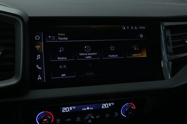 AUDI A1 SPB 25 TFSI S line NEOPATENTATI /FariLED/Cerchi 17