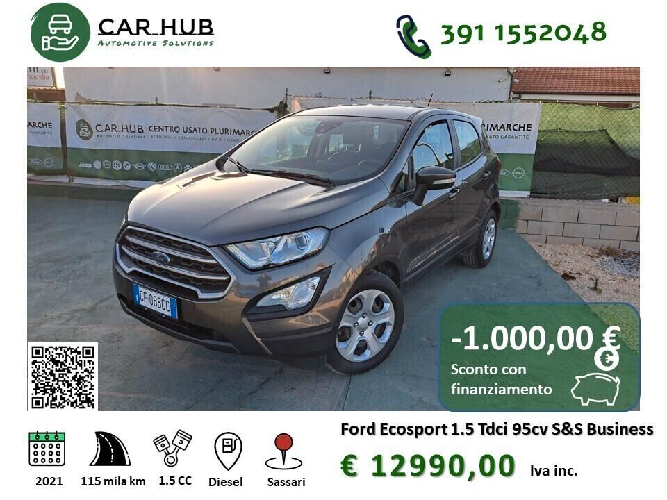Ford EcoSport 1.5 Ecoblue 95 CV Start&Stop Connect