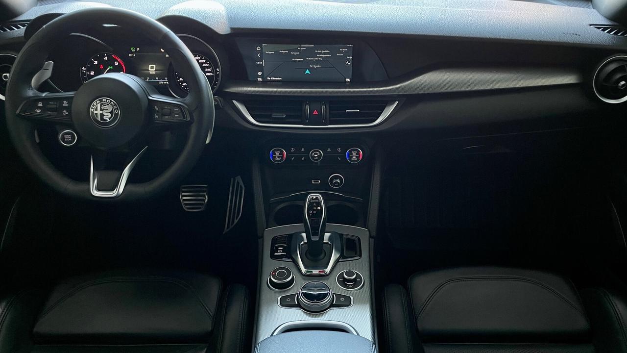 ALFA ROMEO STELVIO 2.2 VELOCE Q4 TURBODIESEL 210CV - VOLANTE E SEDILI IN PELLE RISCALDABILI, FULL LED