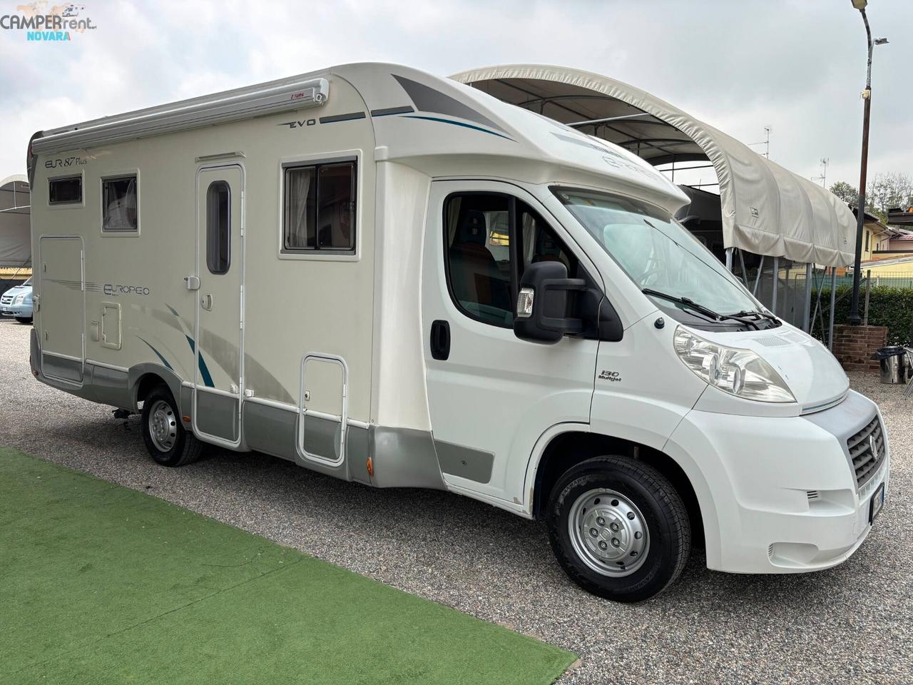 RIMOR EUROPEO 87 PLUS EVO - Semintegrale con letto basculante ed ampio garage
