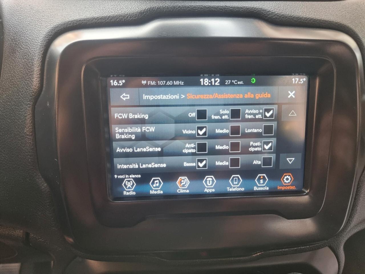 Jeep Renegade 1.0 T3 Longitude FARI FULL LED 24 MESI GARANZIA NESSUN VINCOLO FINANZIAMENTO