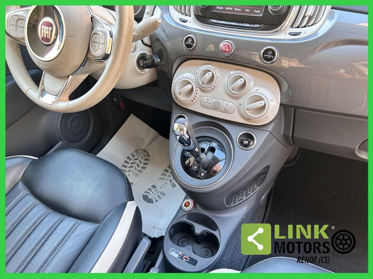 Fiat 500 1.2 Km 31.200 - Pelle Frau - 2016
