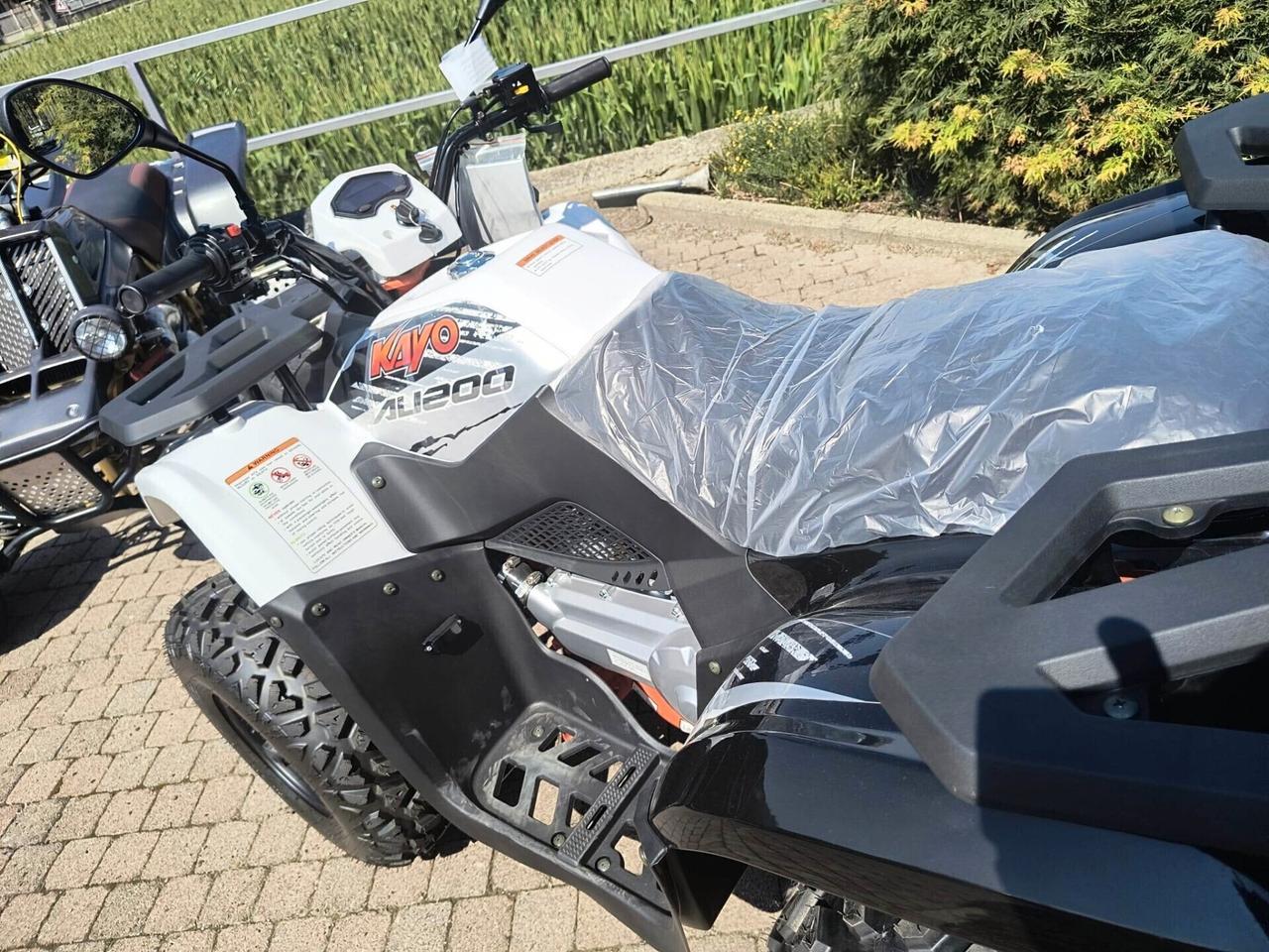 Quad kayo au 200 agricolo trattore targa gialla