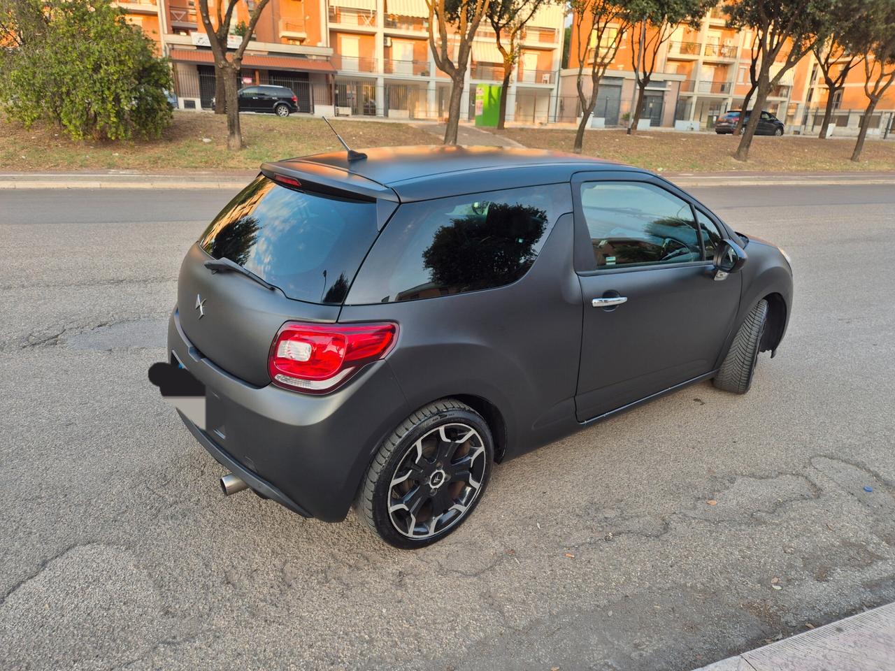 Citroën DS3 1.4 benzina 95cv just black 2012 opaco