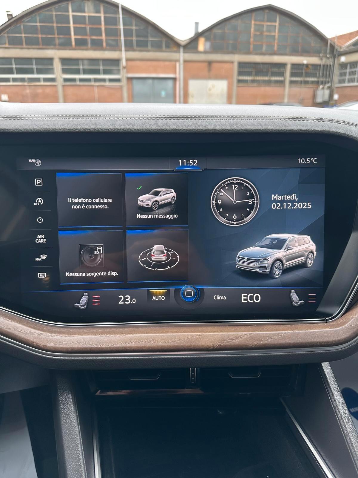 Volkswagen Touareg 3.0 V6 TDI SCR Atmosphere TETTO APRIBILE E INTERNI IN PELLE TOTALE CON MEMORIA