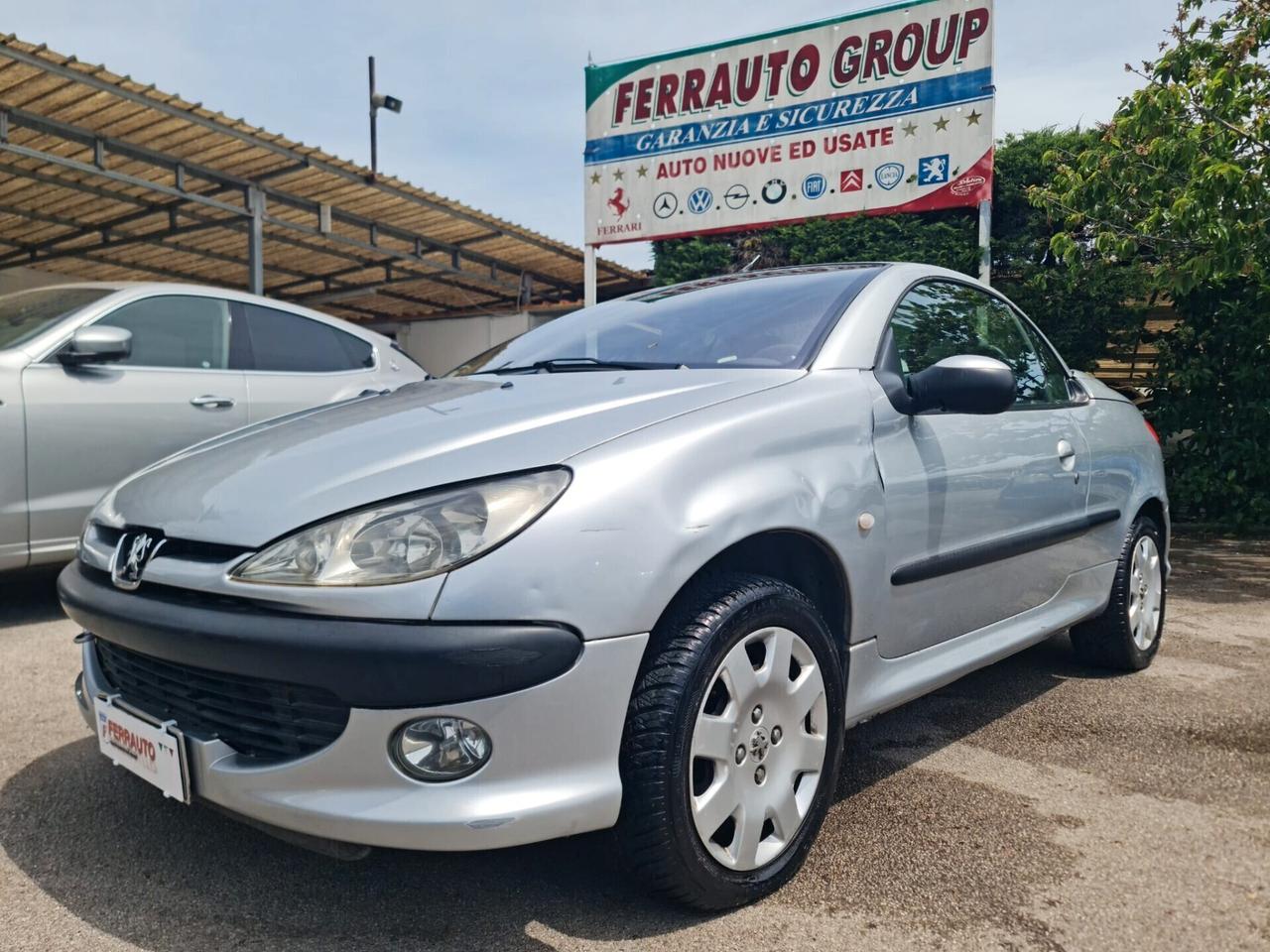 PEUGEOT 206 COUPE' CABRIOLET 1.6BENZINA 110CV PLUS