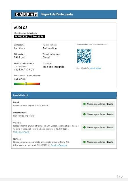 Audi Q3 2.0 TDI 177 CV quattro S tronic Business