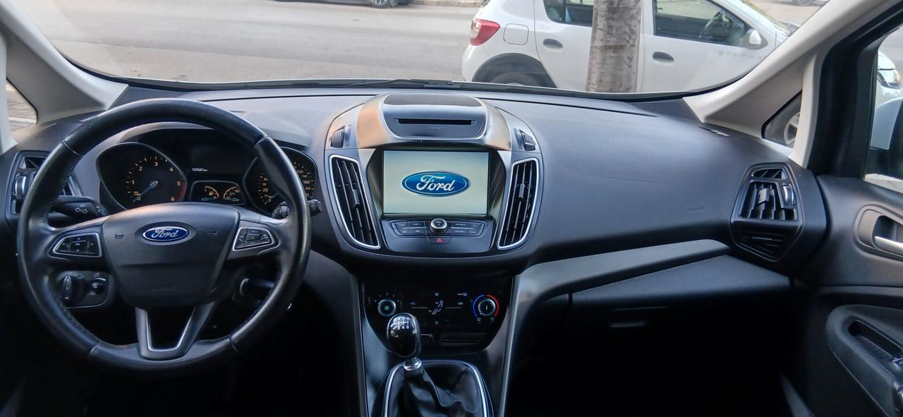FORD C-MAX 1.5 TDCi 95CV TITANIUM KM. TAGLIANDI CERTIFICATI