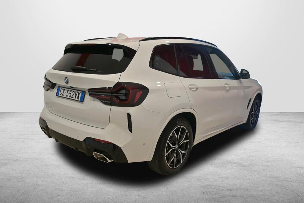 BMW X3 18D 150CV STEPTRONIC 48V S-DRIVE MSPORT ( FARI LED - BMW DIGITAL COCKPIT - PELLE - CLIMA TRIZONA - NAVI - MIRROR - PARK ASSISTANT - TELECAMERA POST. - CERCHI 19 )