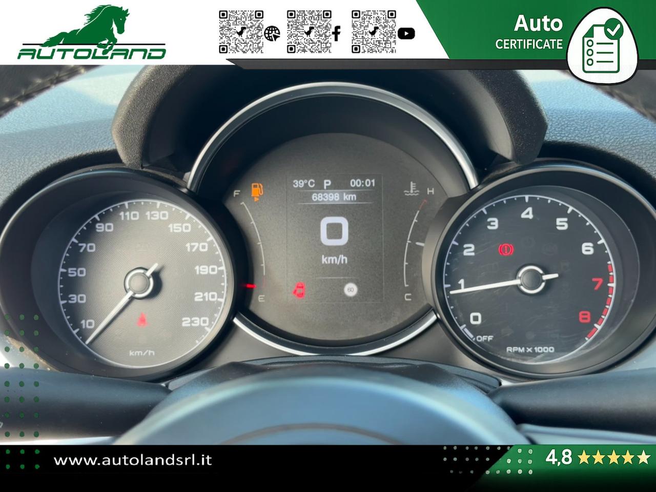 Fiat 500 X 500X 1.3 T4 Connect 150cv dct